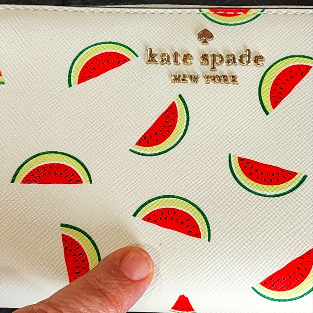 Kate Spade Staci Watermelon Party Large Continental Zip Wallet NWT - Picture 14 of 14